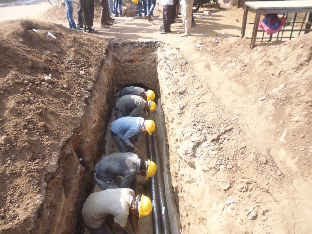 Underground Cable Laying